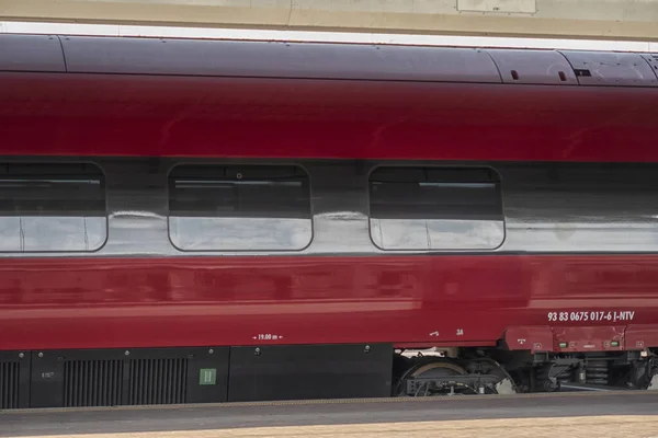 Train Gare Attente Des Passagers — Photo