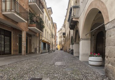 Padova şehrinin güzel manzarası. Padova, İtalya.