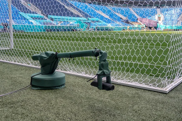 Videocamera Nello Stadio Euro 2020 — Foto Stock