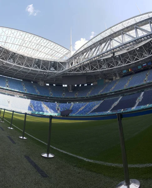 Maçtan Önce Boş Stadio Nun Görünümü Euro 2020 — Stok fotoğraf