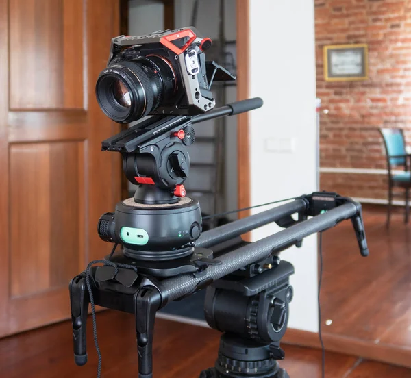 Kamera Video Digital Profesional Aksesoris Untuk Kamera Video — Stok Foto