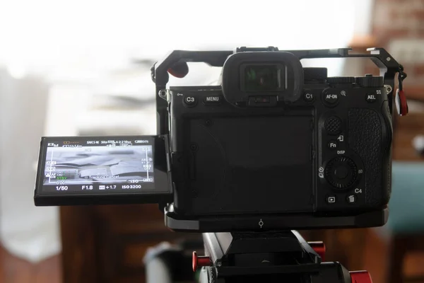 Caméra Vidéo Numérique Professionnelle Accessoires Pour Caméras Vidéo — Photo