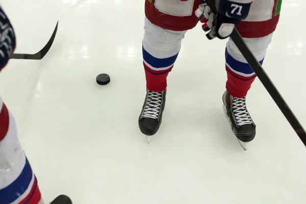 Juego de hockey sobre hielo — Foto de Stock