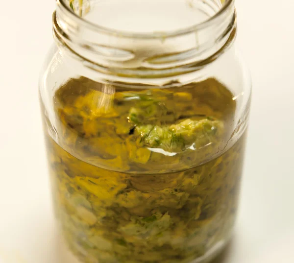 Homemade jar for canning — Stock Photo, Image