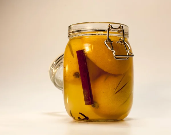 Homemade jar for canning — Stock Photo, Image