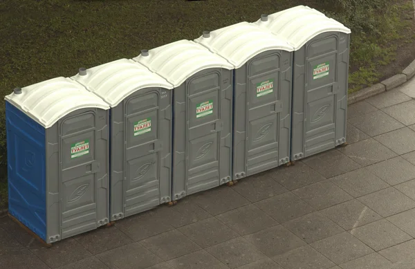 Portatif tuvaletler yükleme Park