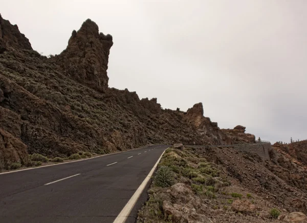 Yolun Tenerife adasında — Stok fotoğraf