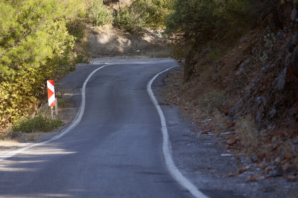 Горная дорога в Турции
