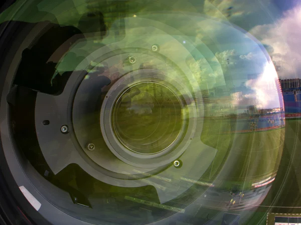 Lens of the television camera. — Stock Photo, Image