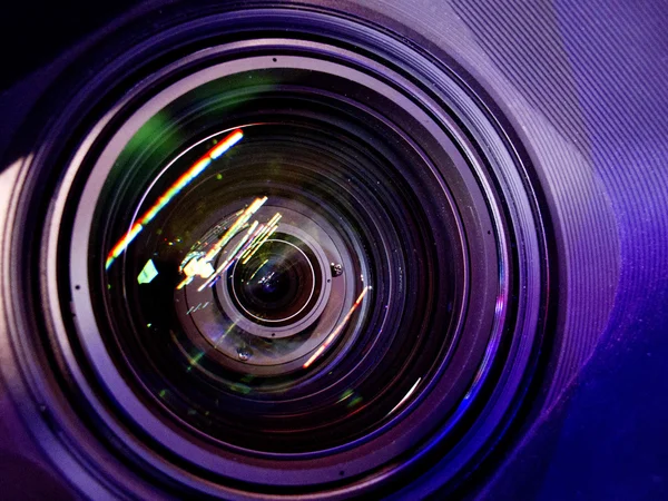 Lens of the television camera. — Stock Photo, Image