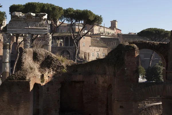 Προβολή του ιστορικού κέντρου της Ρώμης, Ιταλία — Φωτογραφία Αρχείου