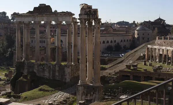 Vista do centro histórico de Roma, Itália — Fotografia de Stock
