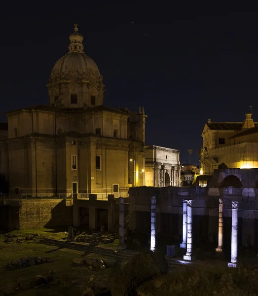罗马历史中心，意大利的视图 — 图库照片