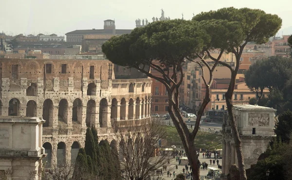 Rome. City landscape. places of Interest. Attractions. — Stock Photo, Image