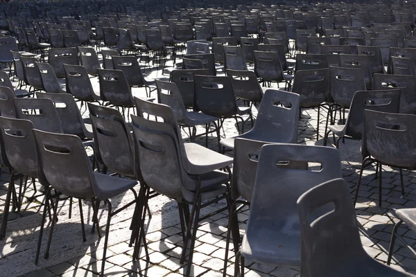 Chairs on the square — Stock Photo, Image