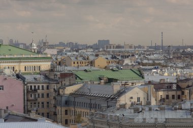 St. Petersburg. Üst noktasından kenti. Rusya.