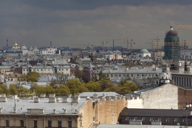 St. Petersburg. Üst noktasından kenti. Rusya.