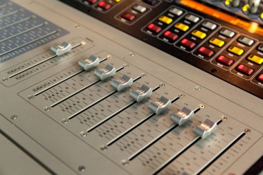 Console sound engineer clipart