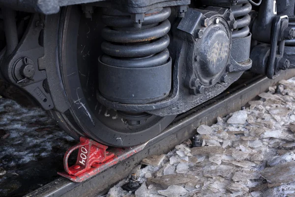 Wheels of the train — Stock Photo, Image