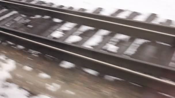 Demiryolu — Stok video