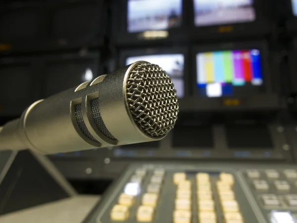 Televisie uitgezonden galerij — Stockfoto