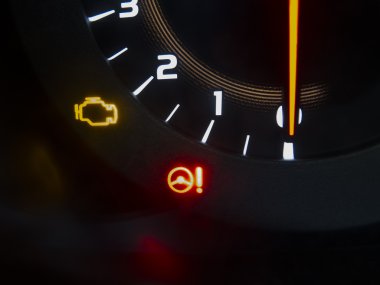 yakın çekim araba düğmesinin.