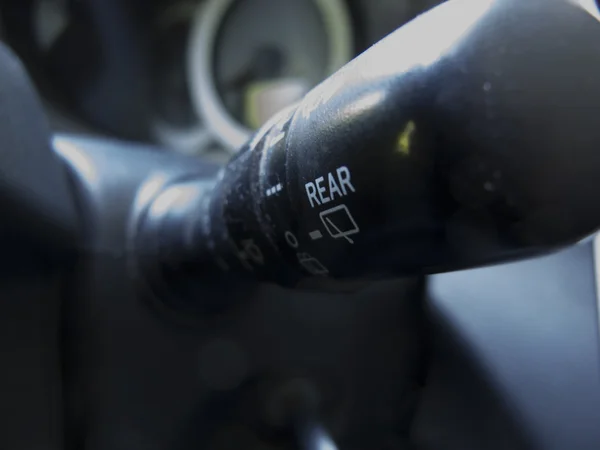 Close-up van auto knop. — Stockfoto