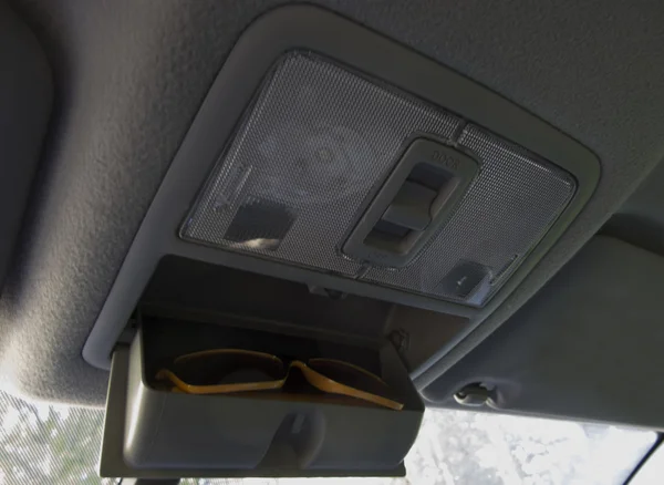Close-up van auto knop. — Stockfoto