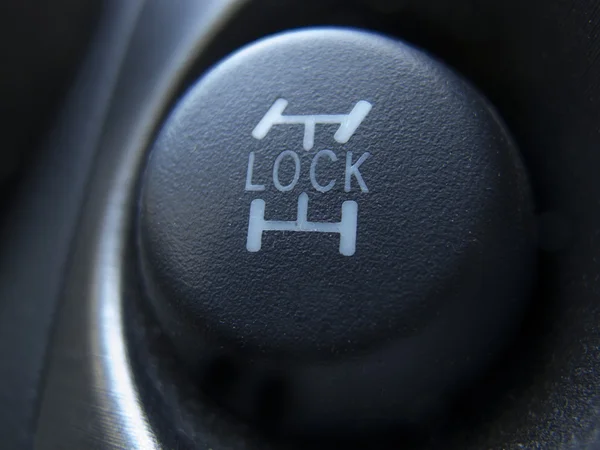 Close-up of car  button. — Stock Photo, Image