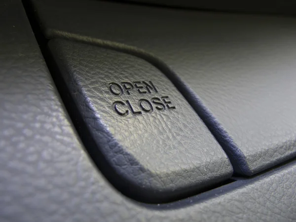 Close-up van auto knop. — Stockfoto