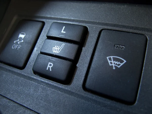 Close-up of car  button. — Stock Photo, Image