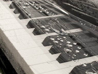 piyano tuşları kapatmak