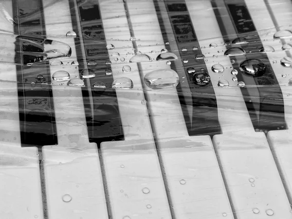 Primer plano de las teclas de piano — Foto de Stock