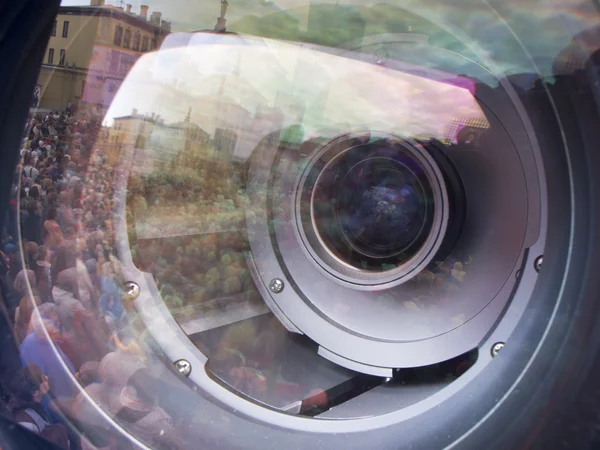 Camera lens close-up — Stock Photo, Image