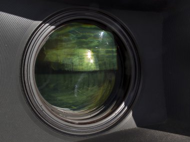 Profesyonel dijital video kamera.