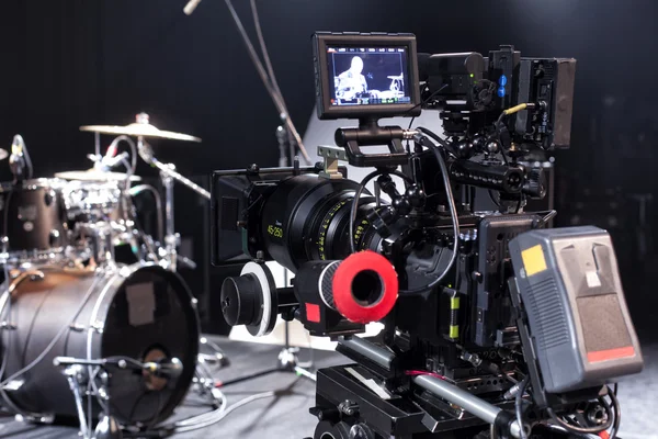 Profesyonel dijital video kamera.