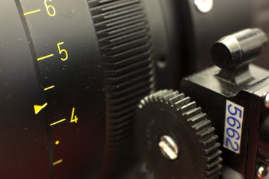 Profesyonel dijital video kamera.