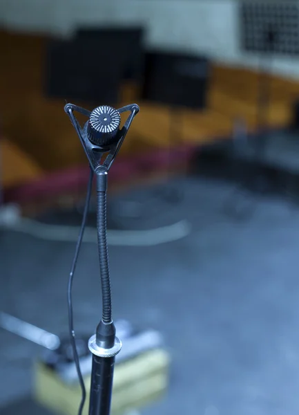 A microphone in the opera house — Stock Photo, Image