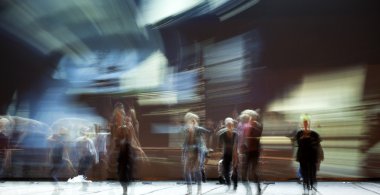 bale dansçıları silhouettes