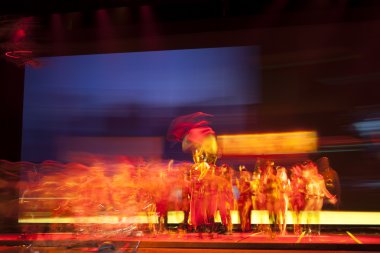 bale dansçıları silhouettes