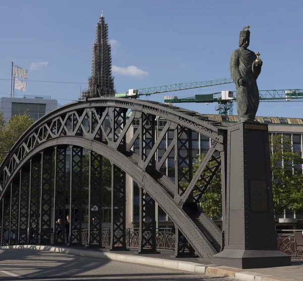 Prachtig uitzicht van Hamburg. — Stockfoto