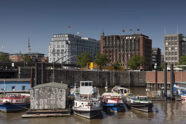 Prachtig uitzicht van Hamburg. — Stockfoto