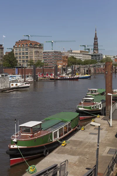 Prachtig uitzicht van Hamburg. — Stockfoto