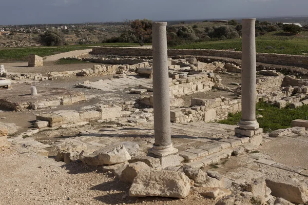 Ruinerna av den antika grekiska staden i Cypern — Stockfoto