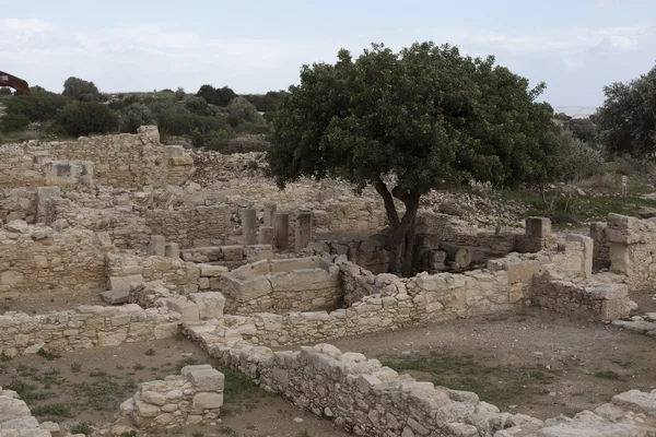 Ruiny starożytnego greckiego miasta na Cyprze — Zdjęcie stockowe