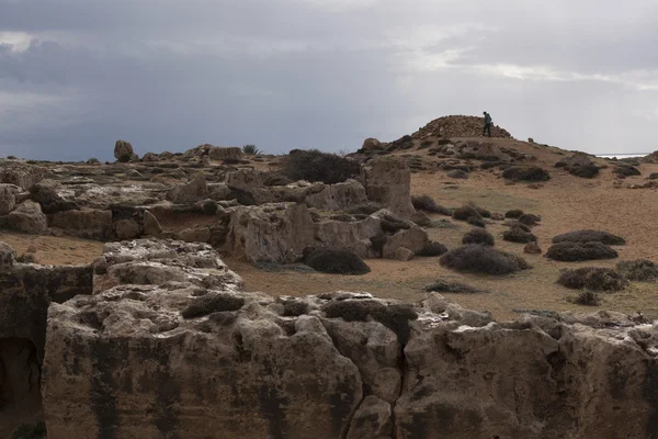 Ruínas da antiga cidade grega em Chipre — Fotografia de Stock