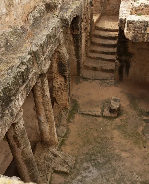 Kıbrıs'taki antik Yunan şehir kalıntıları — Stok fotoğraf