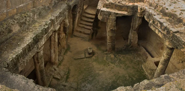 Kıbrıs'taki antik Yunan şehir kalıntıları — Stok fotoğraf