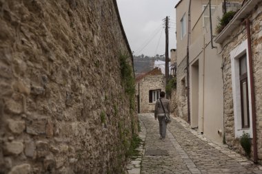 Kıbrıs Adası kırsal manzara.