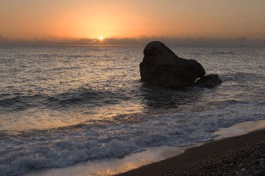 Kıbrıs adasında manzara.